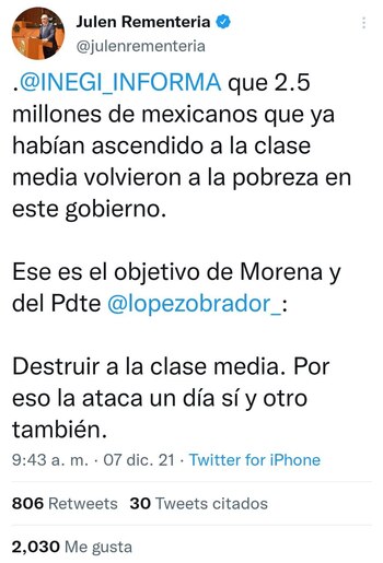 El panista Julen Rementería nuevamente