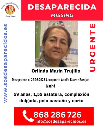 15/04/2026 Cartel de búsqueda de Orlinda
SOCIEDAD
SOS DESAPARECIOS