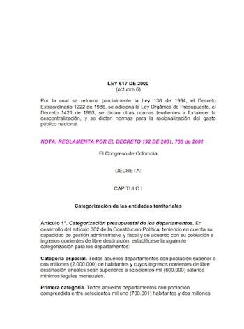 La FDN pidió la actualización de la Ley 617 de 2000 - crédito Presidencia de la República