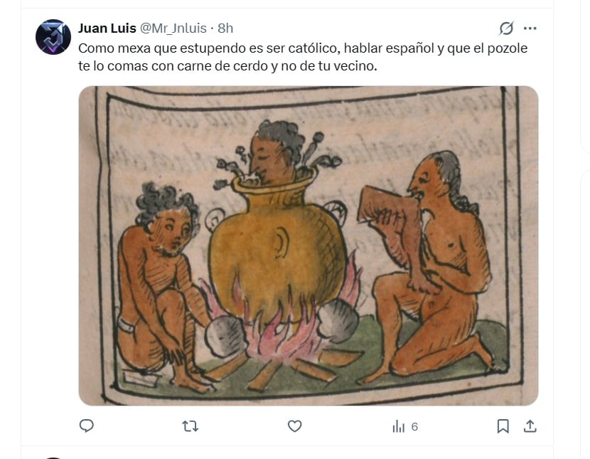 Los memes que circularon en redes sociales este 12 de octubre por la conmemoración del Día de la Nación Pluricultural en México (Redes sociales)