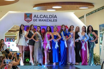 El Reinado Internacional del Café reúne a candidatas de diferentes países para promover la cultura cafetera y estrechar lazos entre las naciones participantes - crédito Alcaldía de Manizales