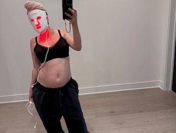 Kaley Cuoco mostró momentos especiales de su segundo embarazo. (Instagram)