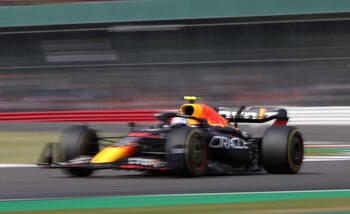 El RB18 de Checo Pérez