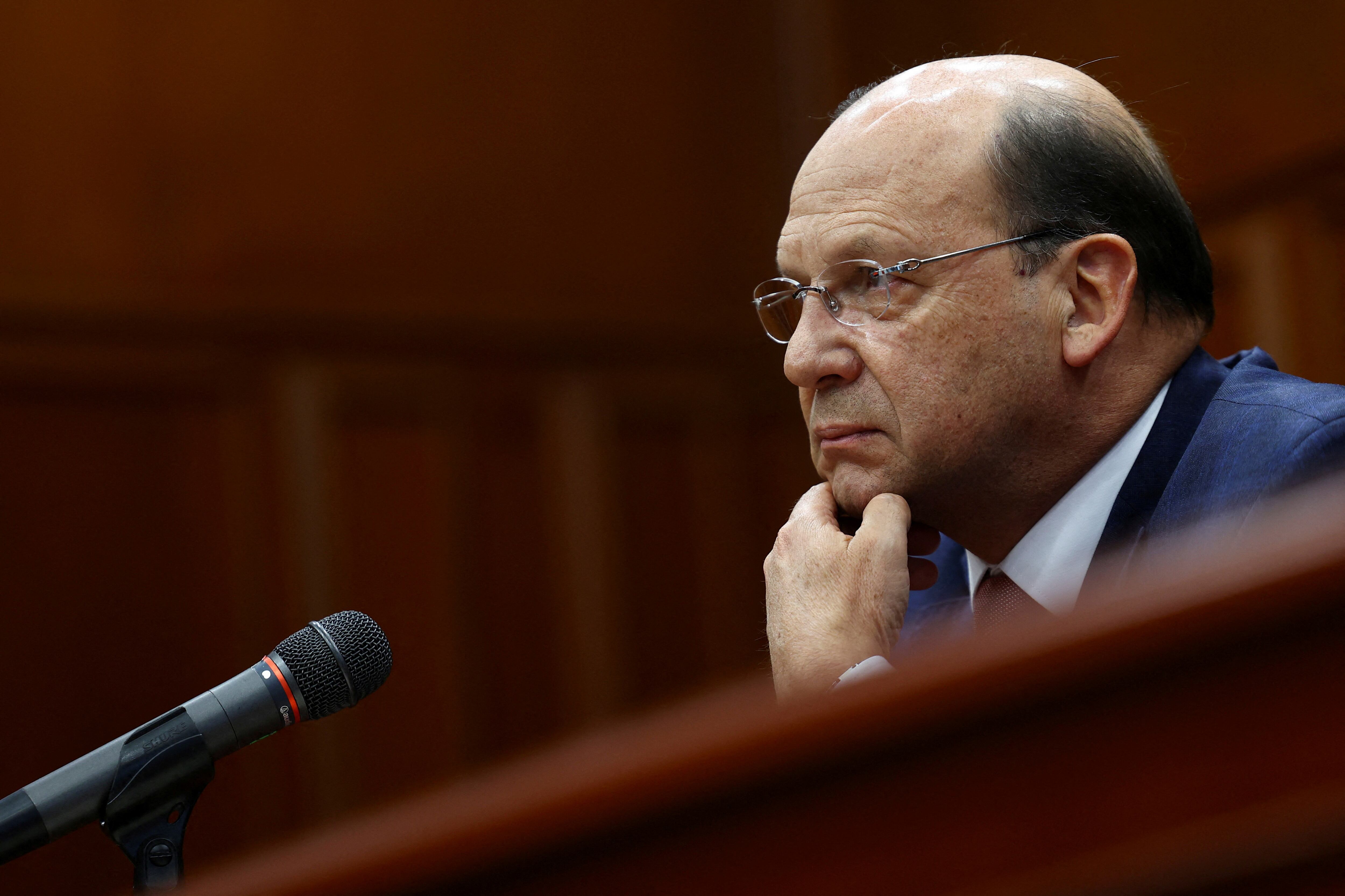Germán Ávila, ministro de Hacienda, busca medidas económicas para salir de la crisis fiscal que vive el país - crédito Luisa González/Reuters