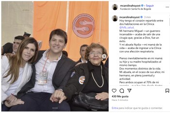 María Carolina Hoyos informó que