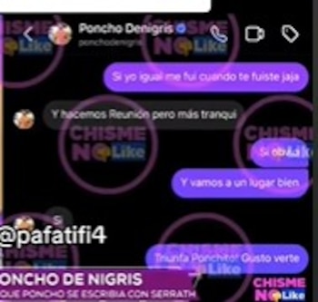 Serrath y poncho de nigris