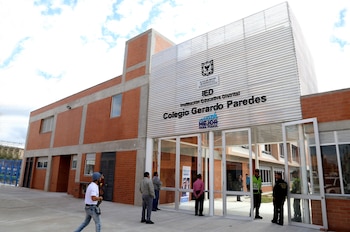 En la imagen, el colegio
