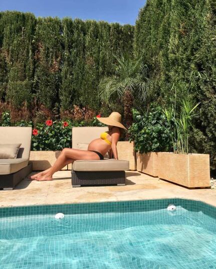 María José Suárez en su casa de Sevilla en redes sociales (@mariajosesuarezoficial)