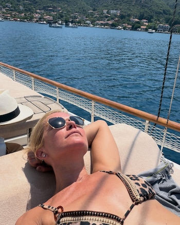 Las vacaciones de Valeria Mazza y su familia en tierras turcas