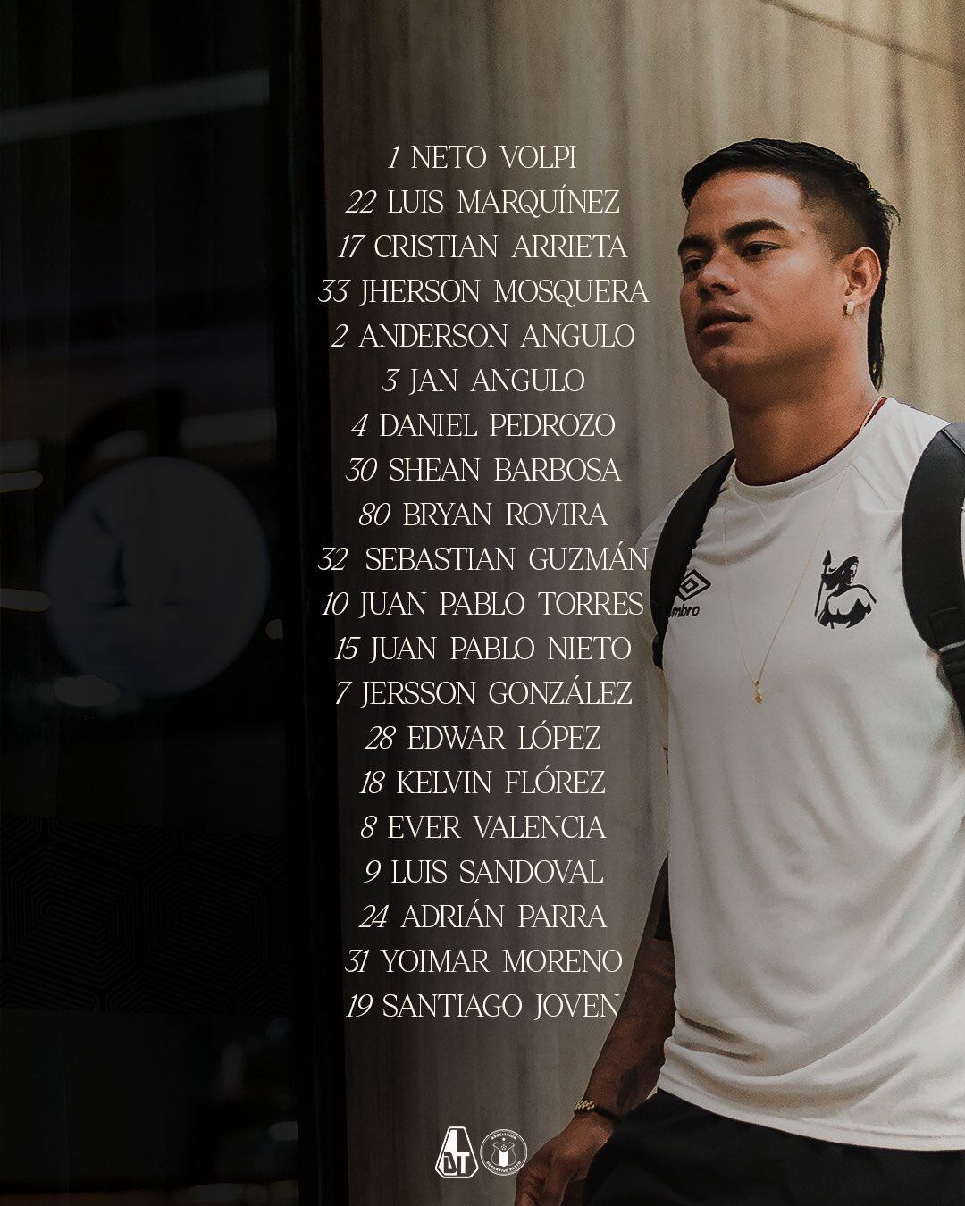 Estos son los concentrados del Tolima para el compromiso ante el Pasto en el estadio Manuel Murillo Toro - crédito Deportes Tolima