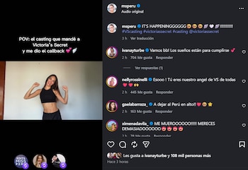 Natalie Vértiz sorprende con convocatoria al casting de Victoria’s Secret: fans celebran en redes. Captura: @msperu.