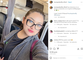 La última publicación de 'Muñequita Milly'.