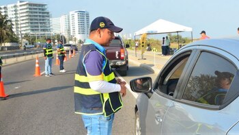 La aplicación del programa Pico y Placa es diferente todos los días. (Alcaldía de Cartagena)