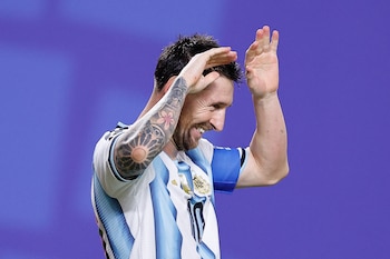 La sección Novedades de WhatsApp permite seguir canales oficiales de la Selección Argentina y del Inter Miami con noticias, imágenes, videos y resultados. (EFE/Juan Ignacio Roncoroni)