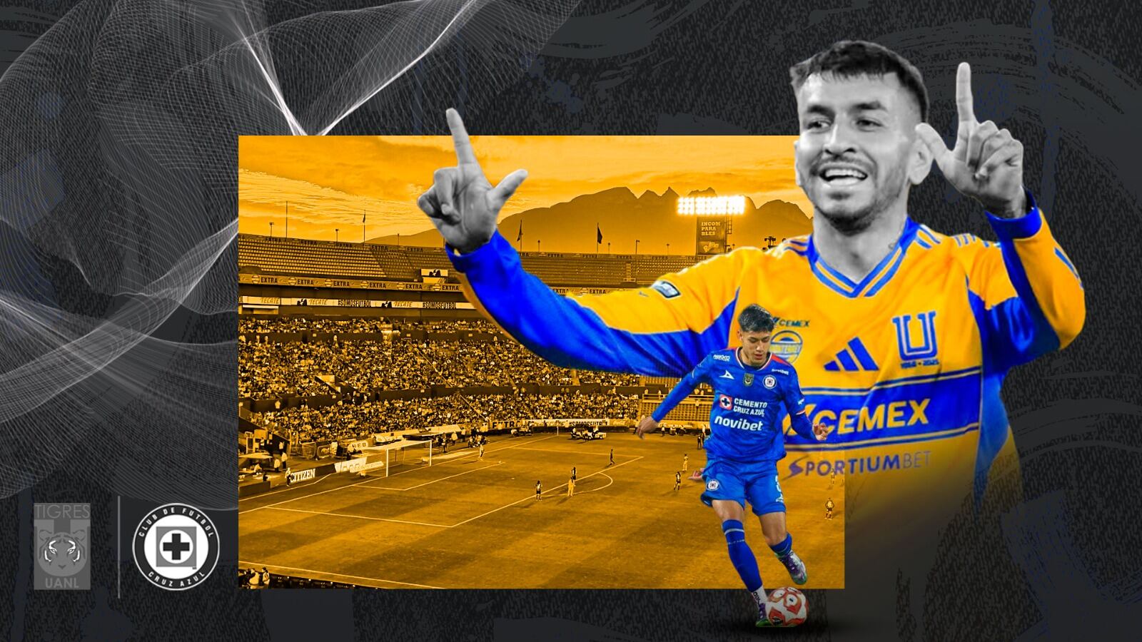 Tigres y Cruz Azul se enfrentarán este fin de semana en un duelo correspondiente a la jornada 12 del Apertura 2025 (Jesús Avilés| Infobae )
