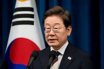 El presidente surcoreano, Lee Jae-myung,