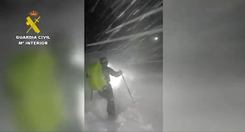 Imágenes de la búsqueda de los dos desaparecidos en Sierra de Gredos. (Guardia Civil)
