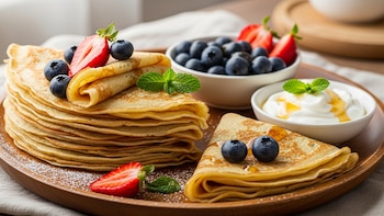 Crepas saludables caseras: la receta ligera y deliciosa para cualquier hora del día