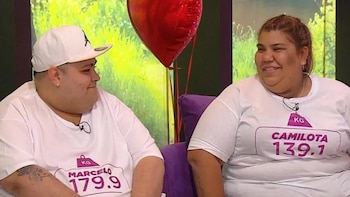 Camila y Marcelo, con quien