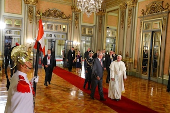 El Papa Francisco se reúne con el presidente Pedro Pablo. (Facebook; Papa en el Perú)
