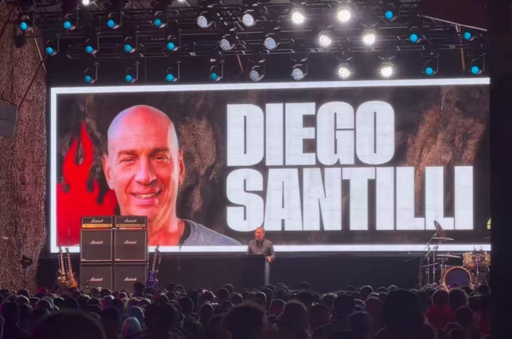 El ministro del Interior, Diego Santilli, durante su exposición en la Derecha Fest