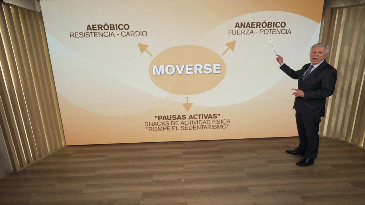 El especialista indicó que 150 minutos semanales de caminata a paso rápido constituyen una referencia para incorporar actividad aeróbica