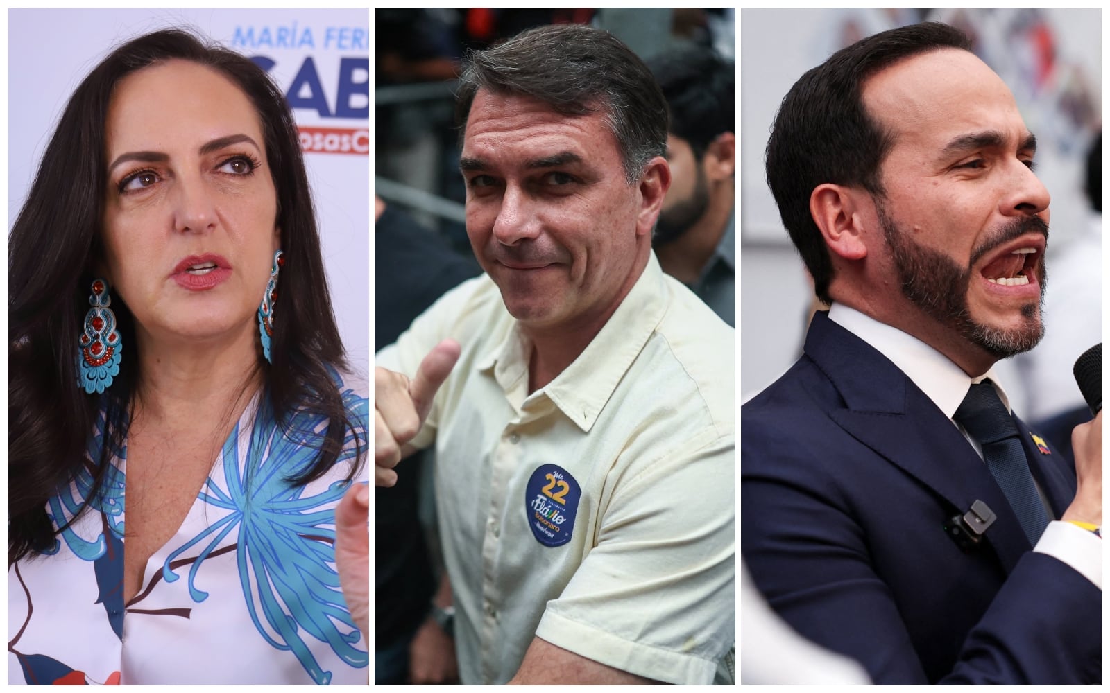 La exsenadora María Fernanda Cabal volvió a denunciar fraude contra Flávio Bolsonaro y con ello se desmarcó de lo dicho por el presidente Abelardo de la Espriella (- crédito Colprensa - REUTERS)
