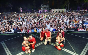 En 2017 iniciaron una gira que se extendió hasta 2019 con llenos totales en múltiples países (Instagram: timbiriche_35)