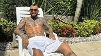 Arturo Vidal está en Cali