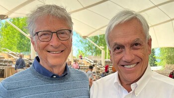 Sebastián Piñera en campamentos para millonarios