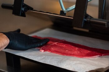 El espalmado de la carne,