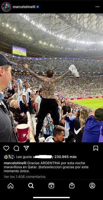 El posteo de Marcelo Tinelli