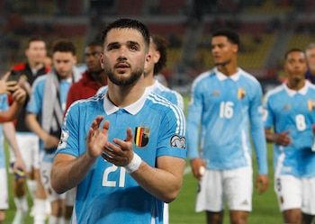 Nicolás Raskin, mediocampista belga y excompañero de Ochoa en el Standard de Lieja, resaltó la influencia positiva del arquero mexicano en el vestuario. REUTERS/Ognen Teofilovski