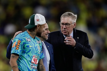 Neymar podría reaparecer para el próximo partido (AP Foto/Bruna Prado)