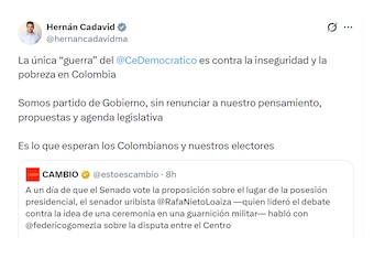 Hernán Cadavid también se distanció de Rafael Nieto Loaiza