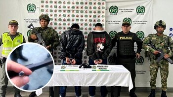 Estos fleteros modificaron sus proyectiles para causar más daño a sus víctimas. Policía Nacional