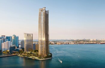 La mitad de las 298 residencias premium ya fueron vendidas, reflejando el interés internacional en el mercado inmobiliario de lujo en Miami (Mandarin Oriental)