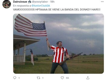 La afición del Junior le