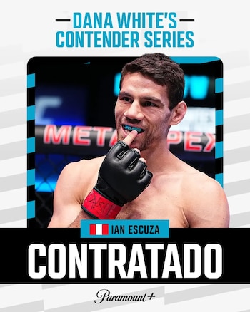 Ian Escuza se incorpora al roster de la UFC.