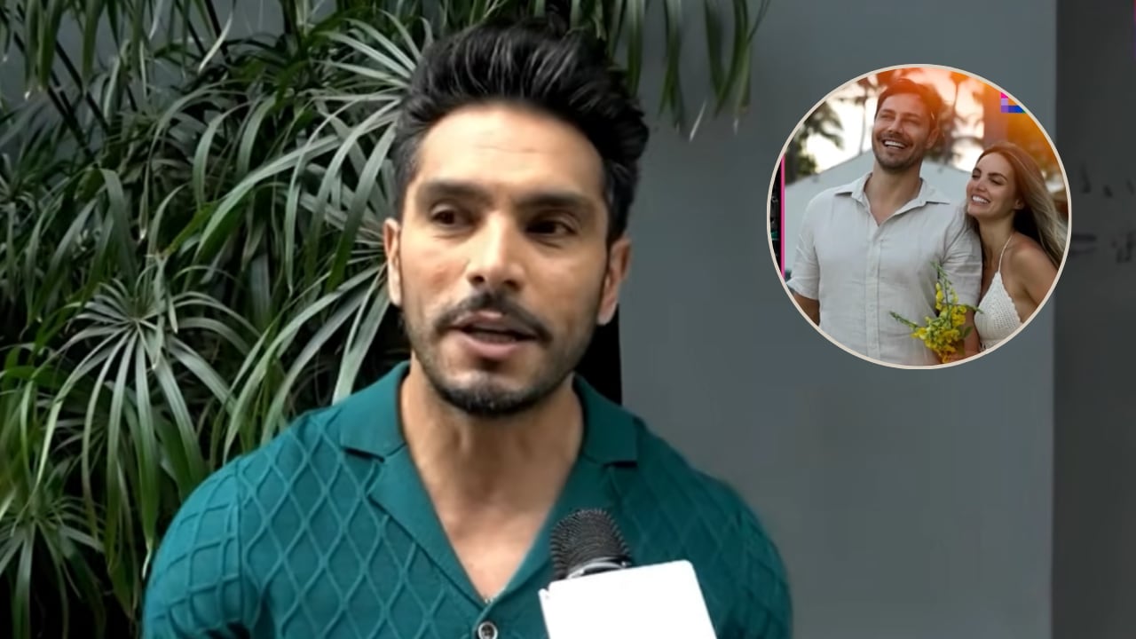 Rafael Cardozo afirmó que no se siente afectado por la boda de su expareja, Cachaza, con André Bankoff.