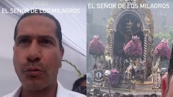 Gregorio Pernia ‘El Titi’ participa en la procesión del Señor de los Milagros y comparte su devoción por el Cristo Moreno: “Pido por mi familia y mis hijos”