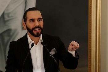 El presidente salvadoreño, Nayib Bukele