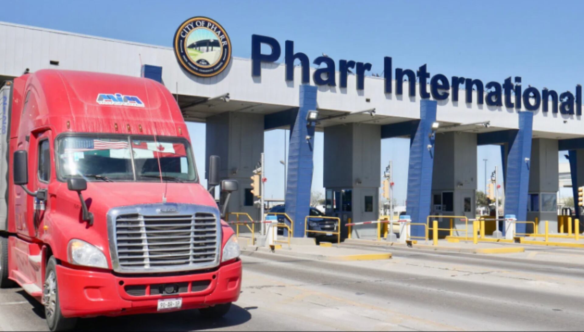 Imagen ilustrativa del puerto de entrada de Pharr. (Oficina Administrativa de la Ciudad de Pharr)
