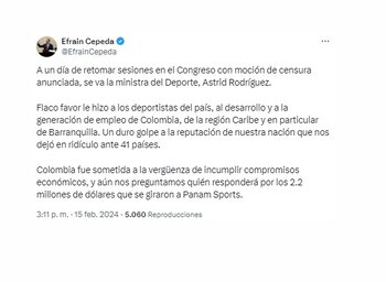 Congresistas de la oposición sostienen