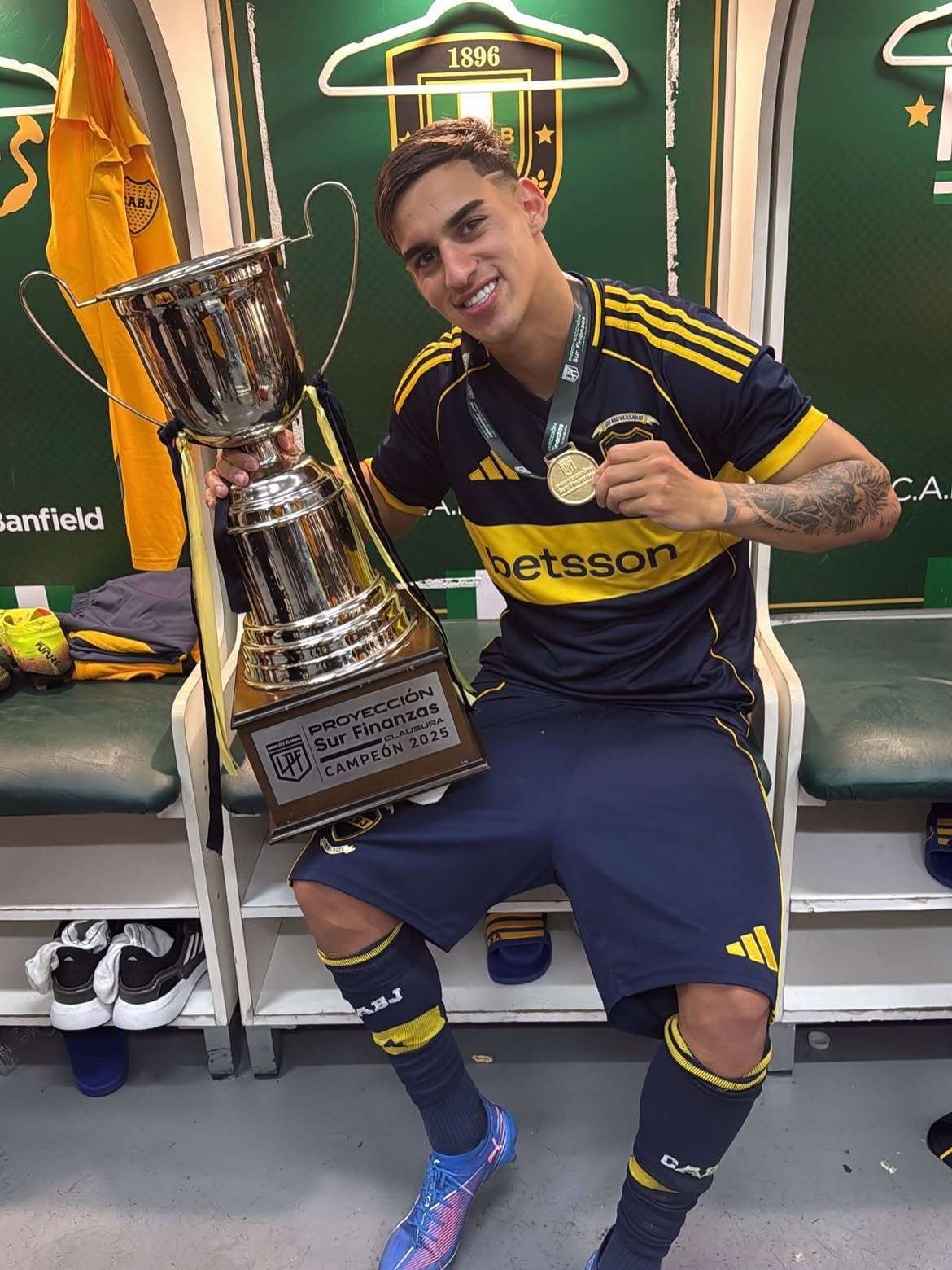 El juvenil Gonzalo Gelini dejará Boca y jugará en Peñarol (@gonza.gelini)