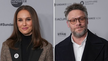 Natalie Portman y Seth Rogen