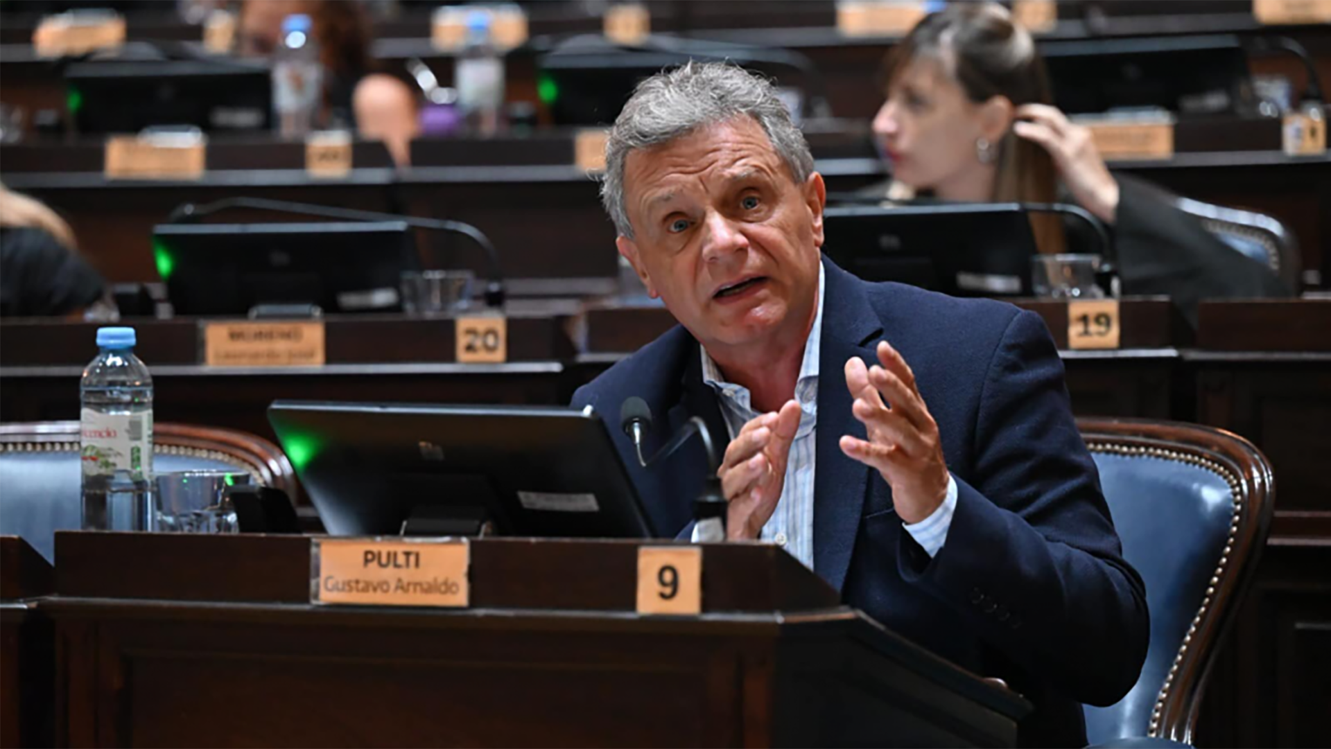 El diputado kicillofista, Gustavo Pulti