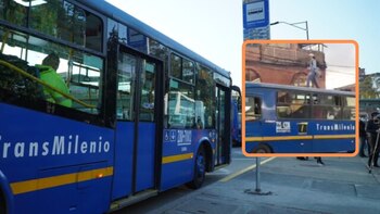 Video viral de un pasajero