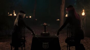 Las escenas de esgrima entre