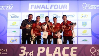 El UCAM Cartagena cae en semifinales de la Final Four de la Champions League femenina de tenis de mesa